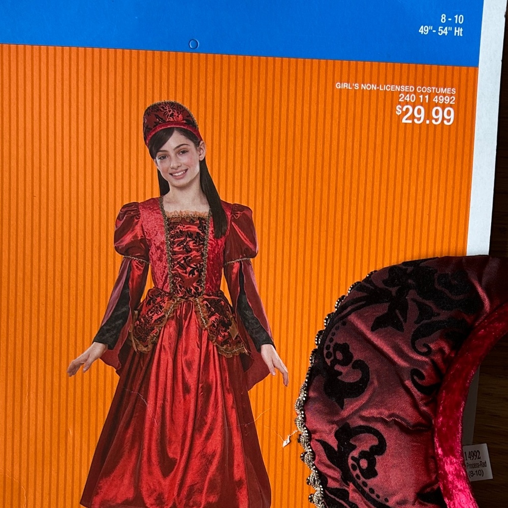 Girl's Deluxe Baroque Princess Costume Age 7-11